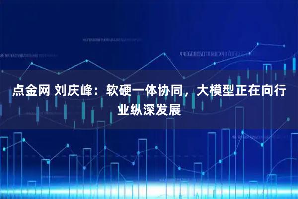 点金网 刘庆峰：软硬一体协同，大模型正在向行业纵深发展